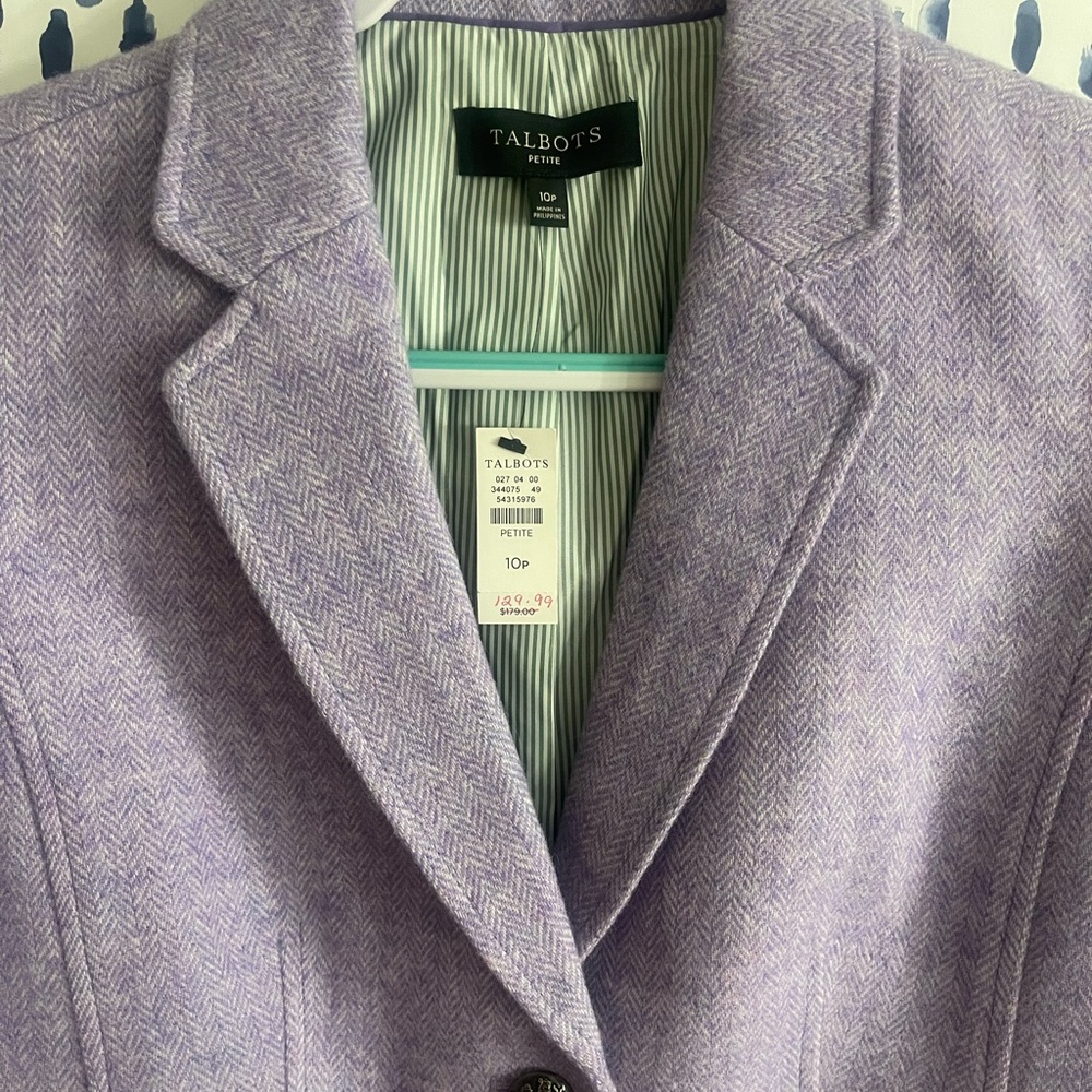 NWT Talbots Shetland Blazer - Picture 5 of 9